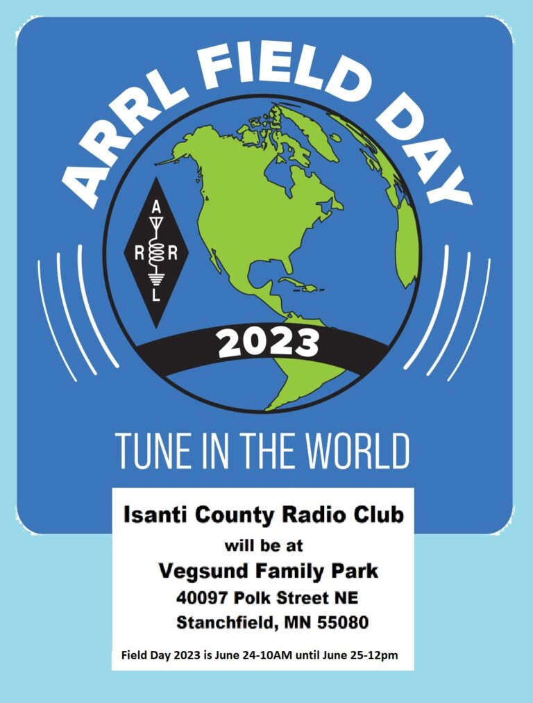 2023 ARRL Field Day Isanti County Radio Club